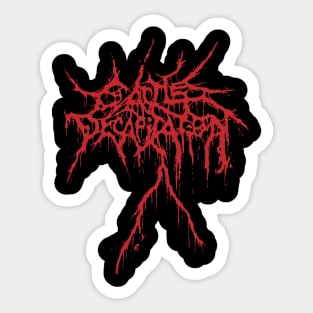 Decapitated Blood Sticker